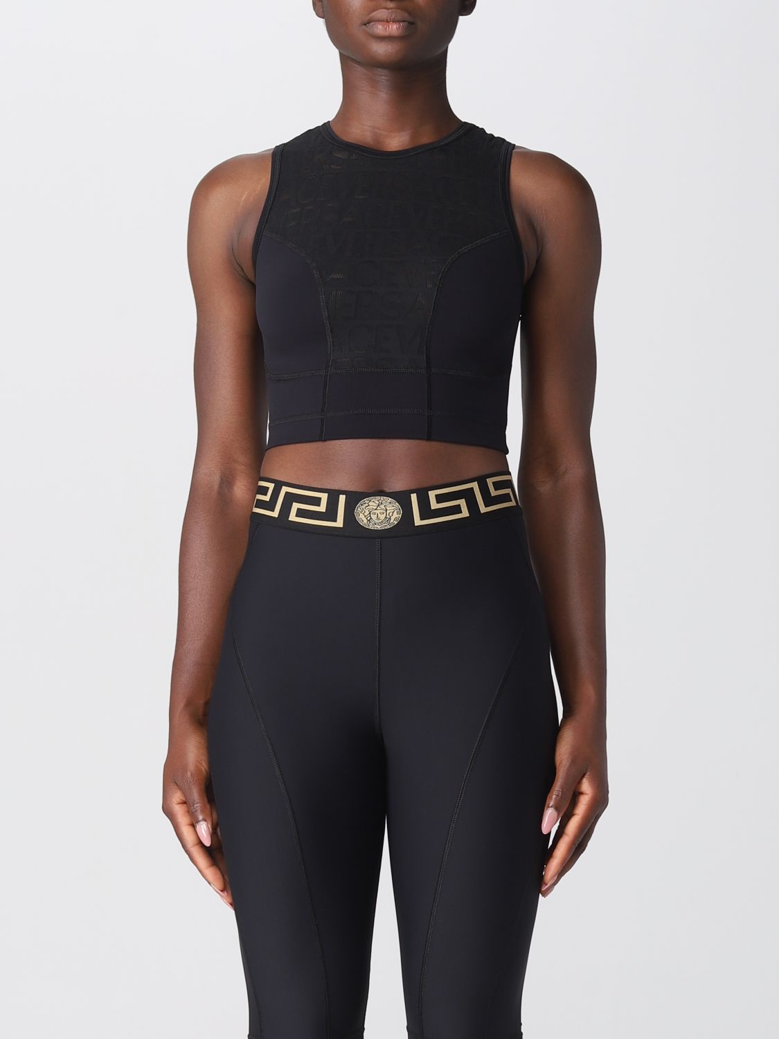 Versace Top VERSACE Woman colour Black