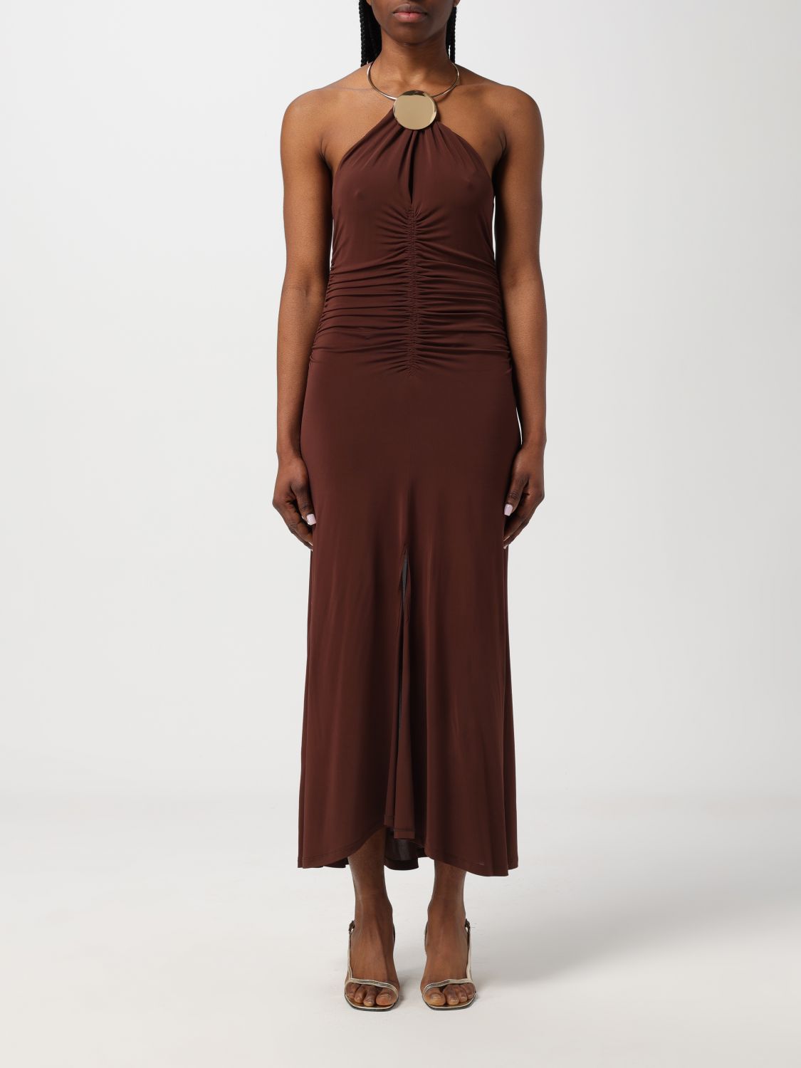 Simona Corsellini Dress SIMONA CORSELLINI Woman colour Brown