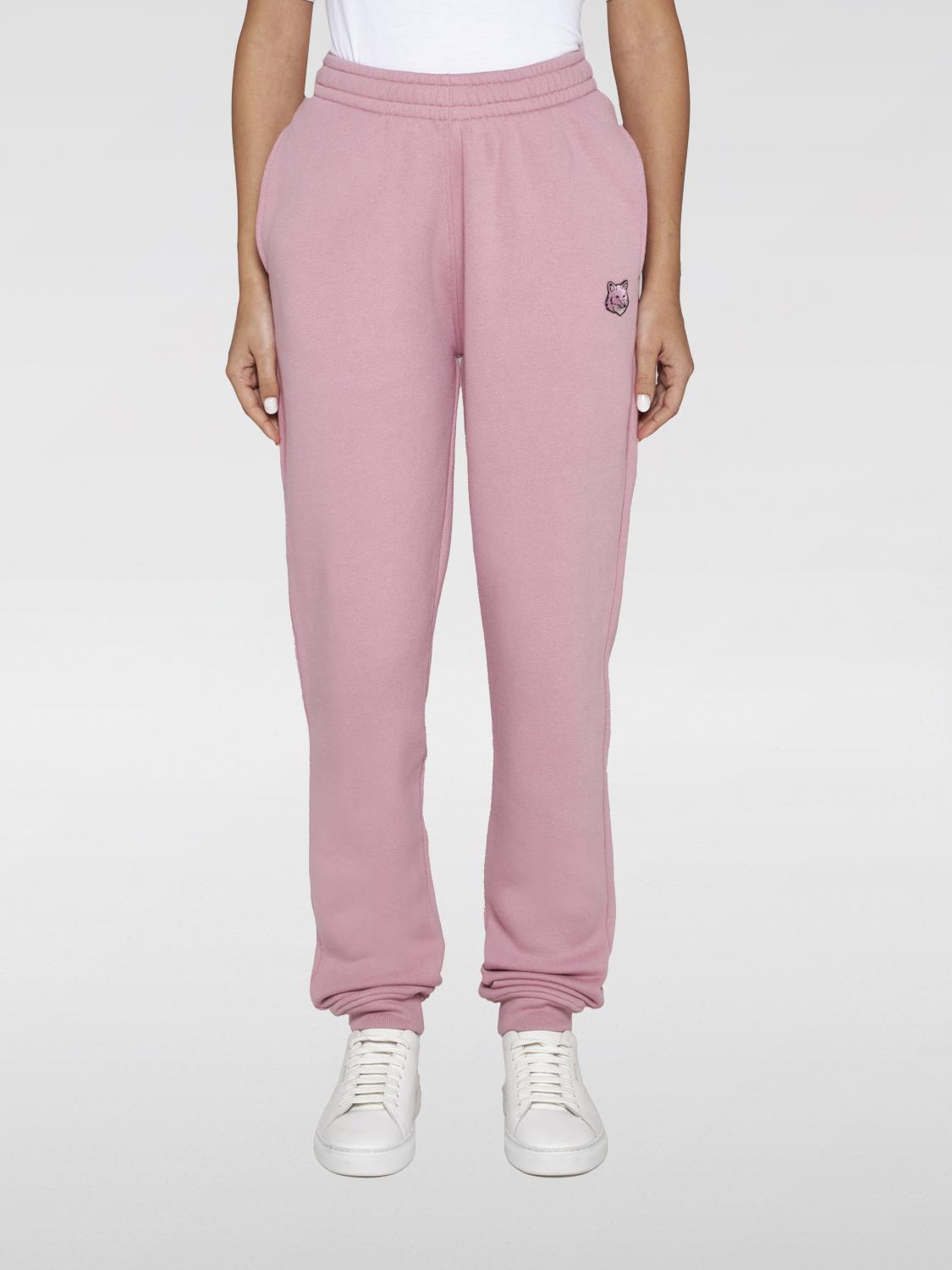 Maison Kitsuné Pants MAISON KITSUNÉ Woman color Pink