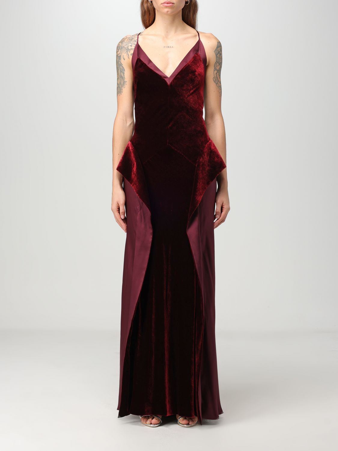 Alberta Ferretti Dress ALBERTA FERRETTI Woman colour Burgundy