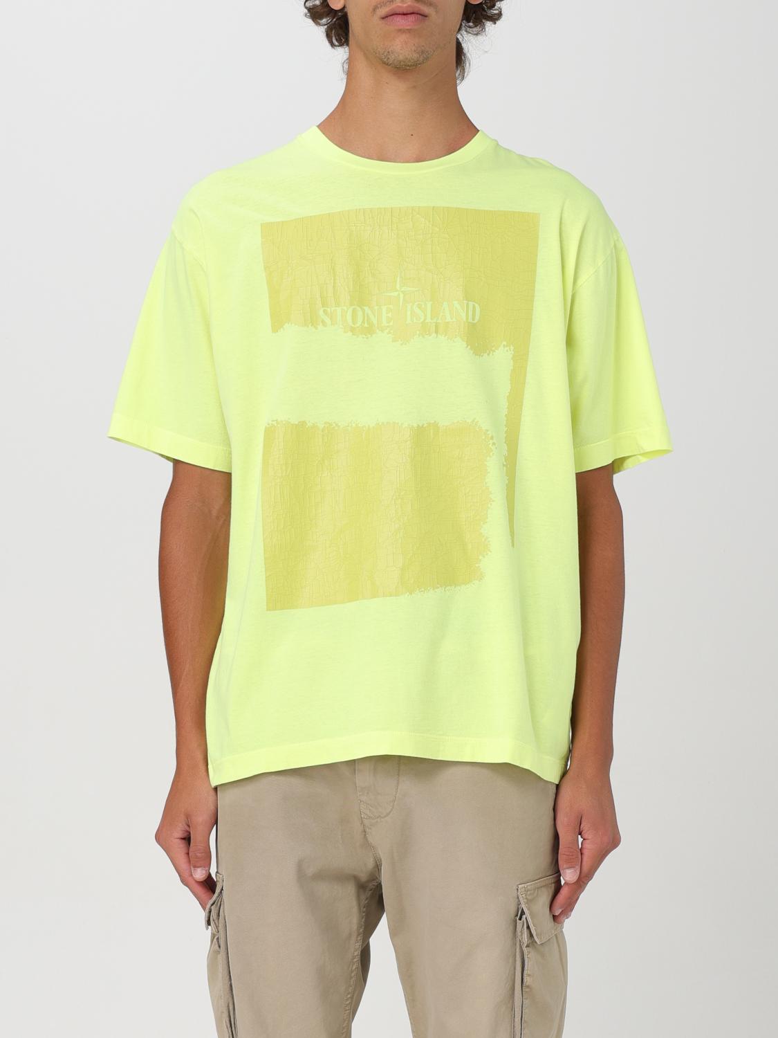 Stone Island T-Shirt STONE ISLAND Men color Yellow