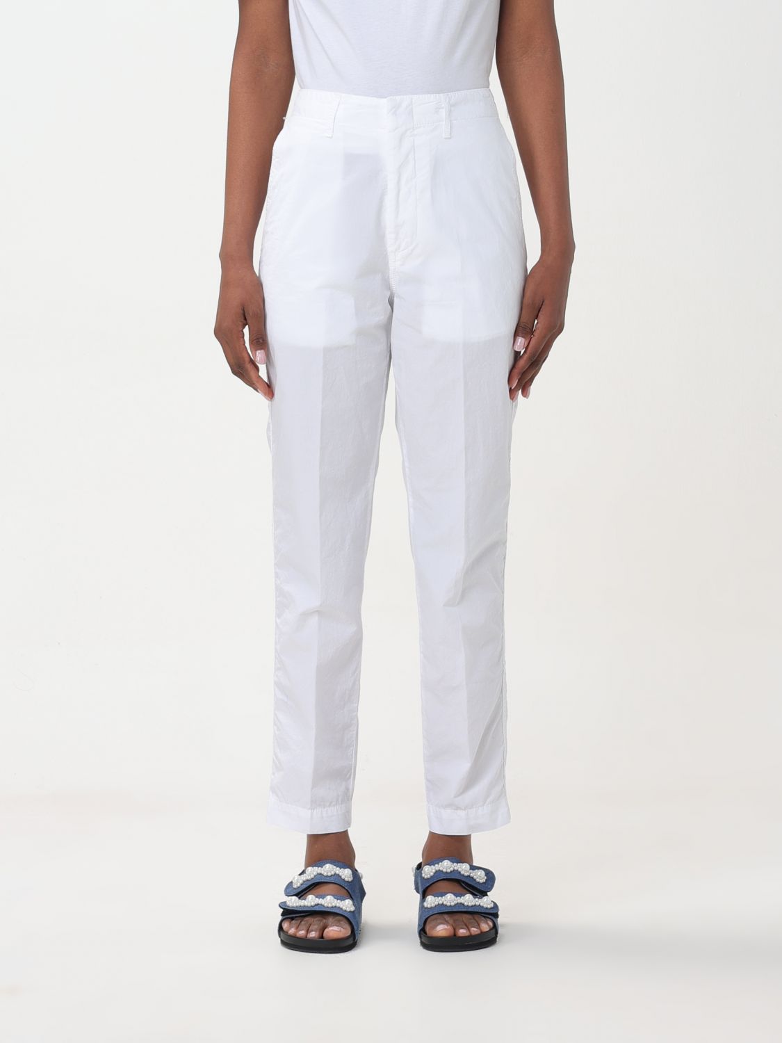 Dondup Trousers DONDUP Woman colour White