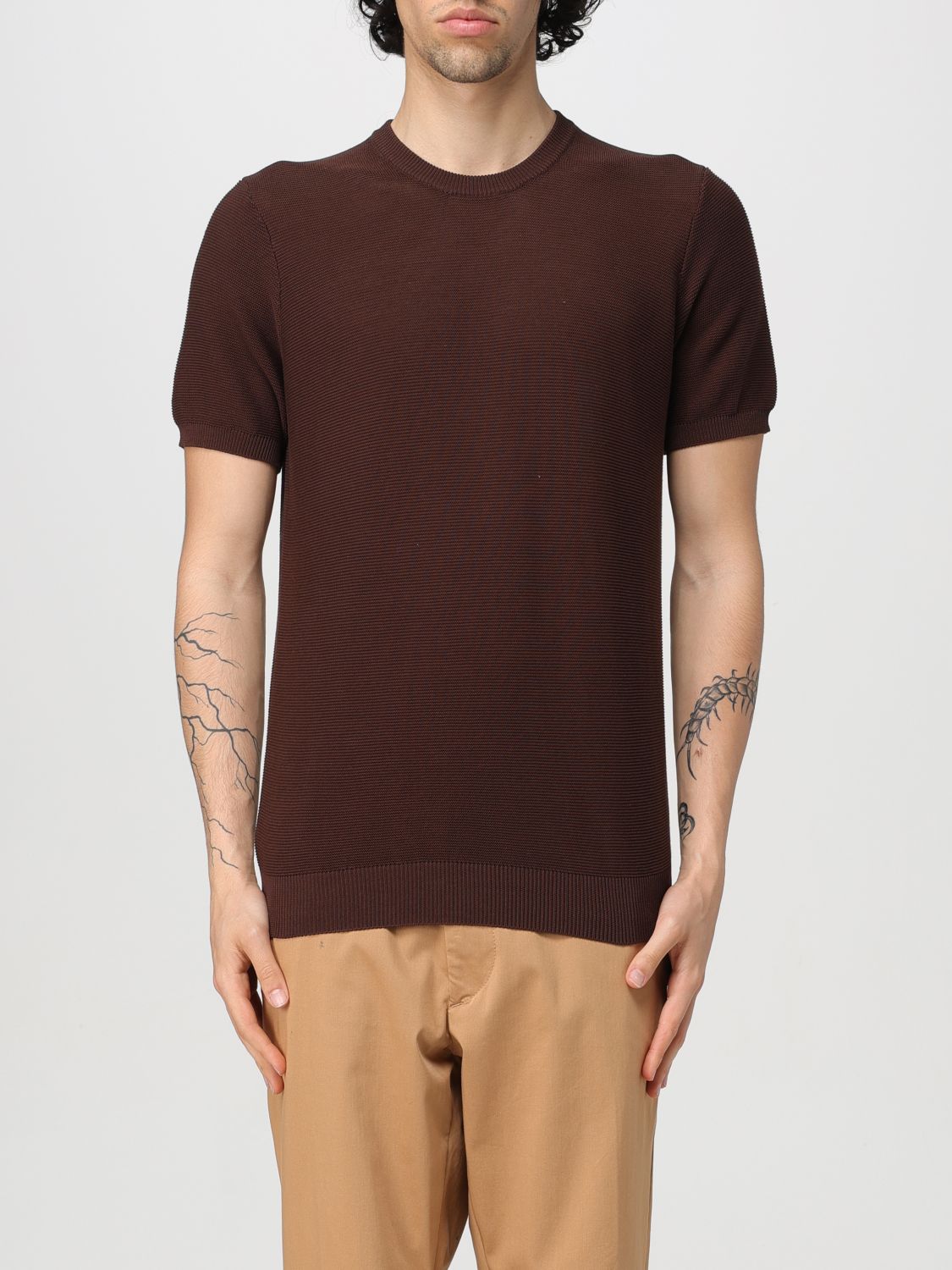 Drumohr T-Shirt DRUMOHR Men color Brown