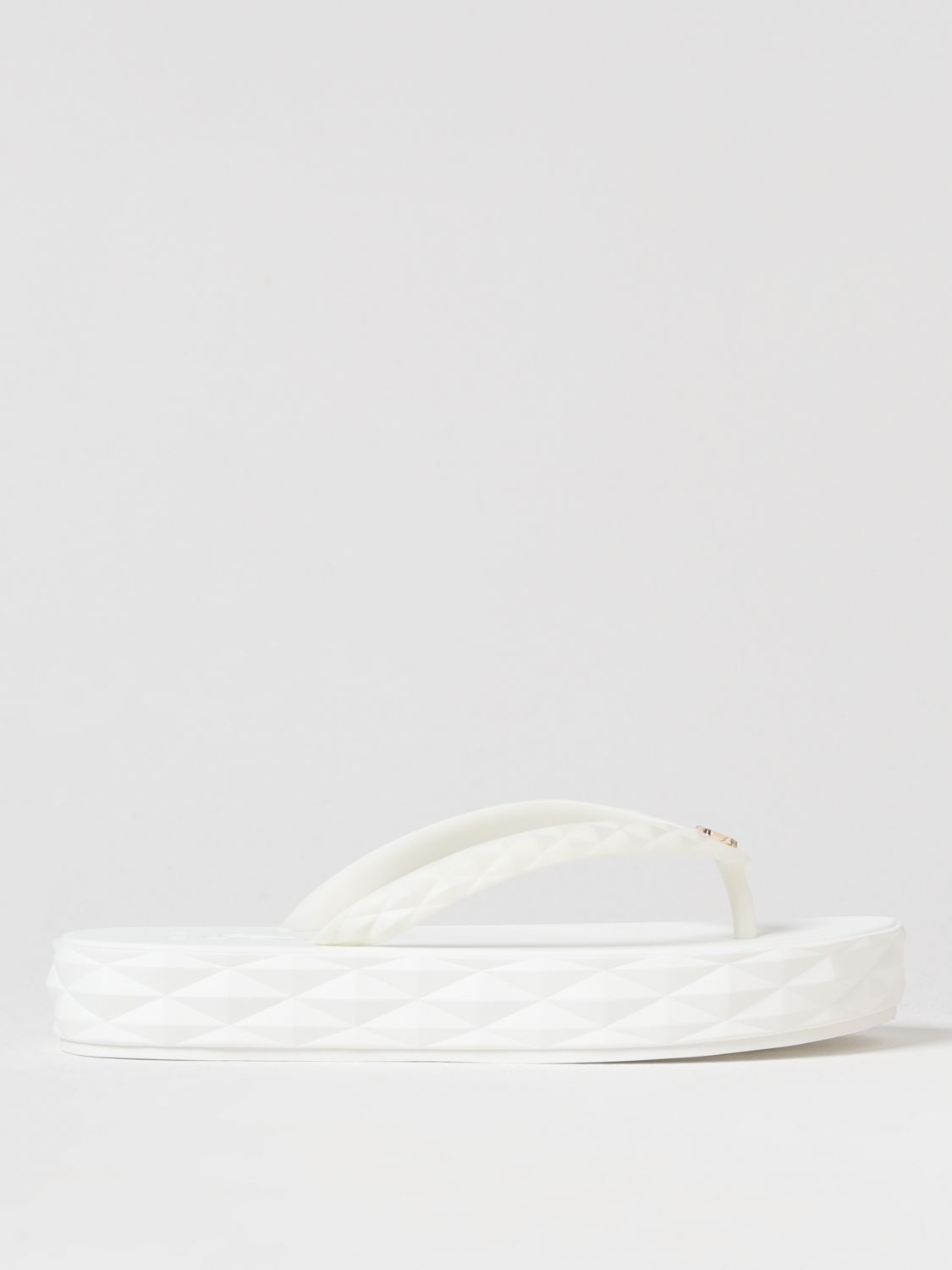 Jimmy Choo Flat Sandals JIMMY CHOO Woman colour White