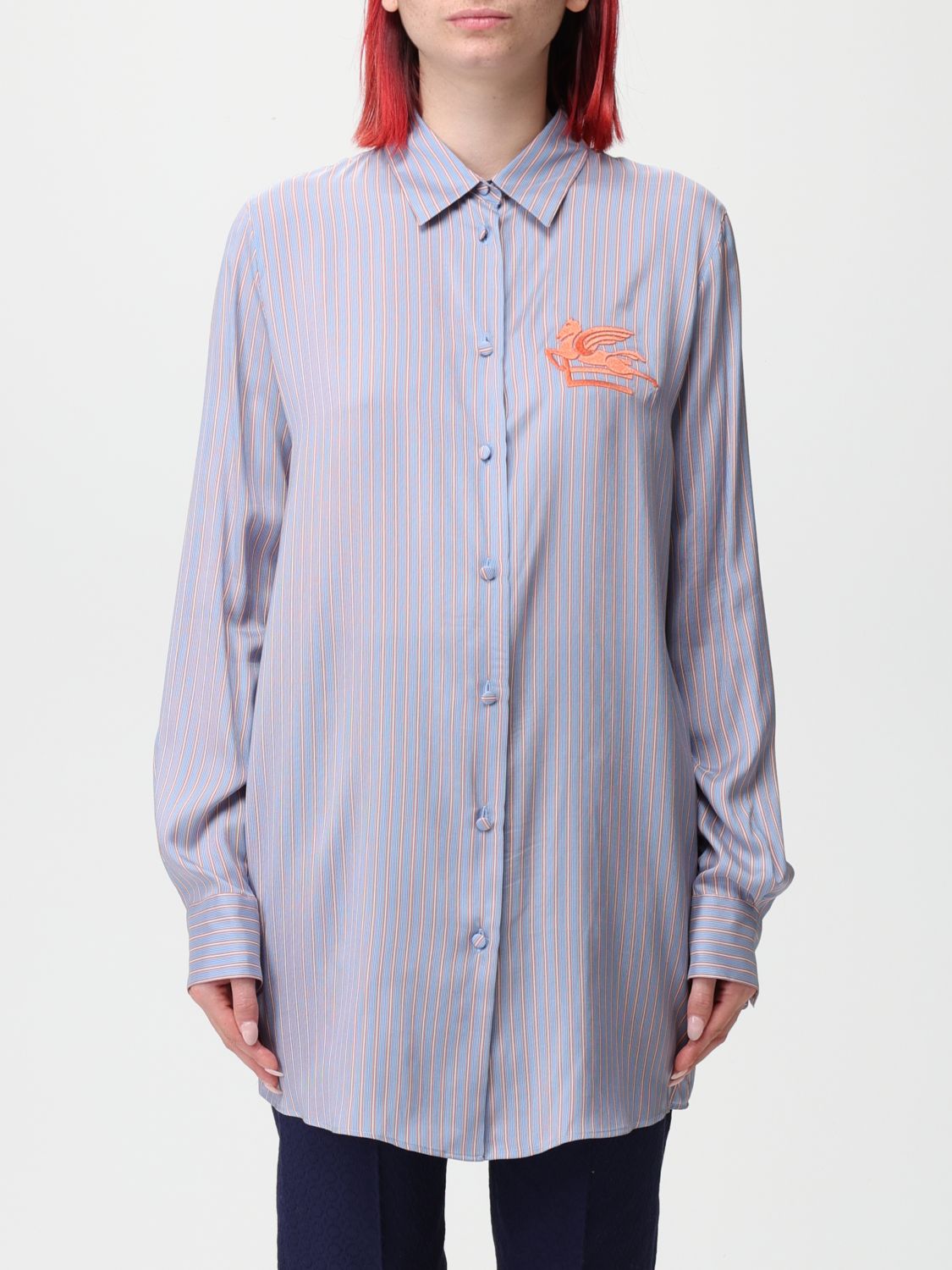 Etro Shirt ETRO Woman colour Blue