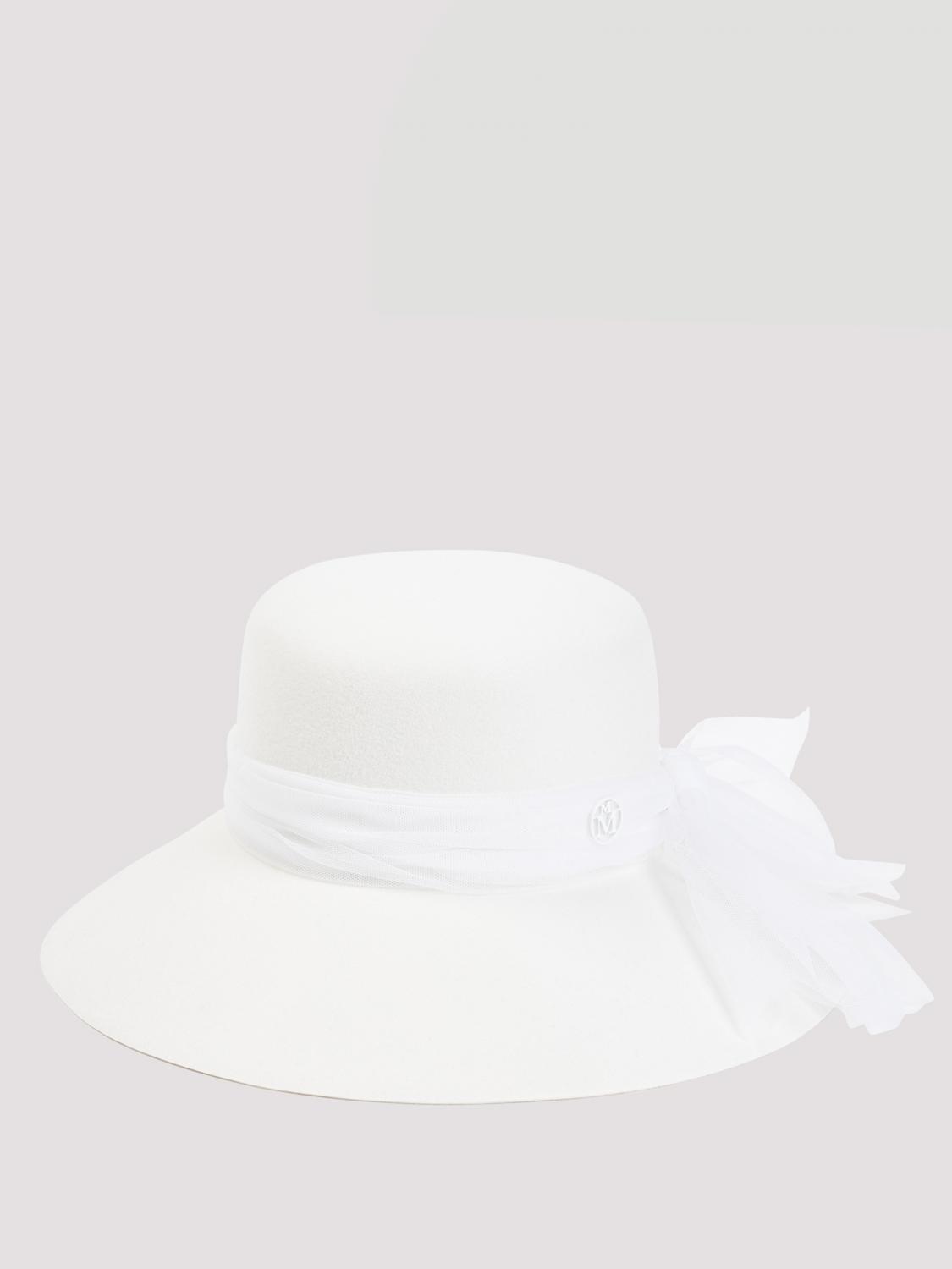 Maison Michel Hat MAISON MICHEL Woman color White