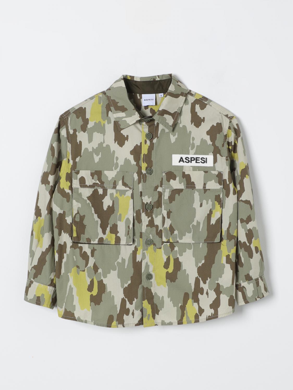 Aspesi Shirt ASPESI Kids color Military