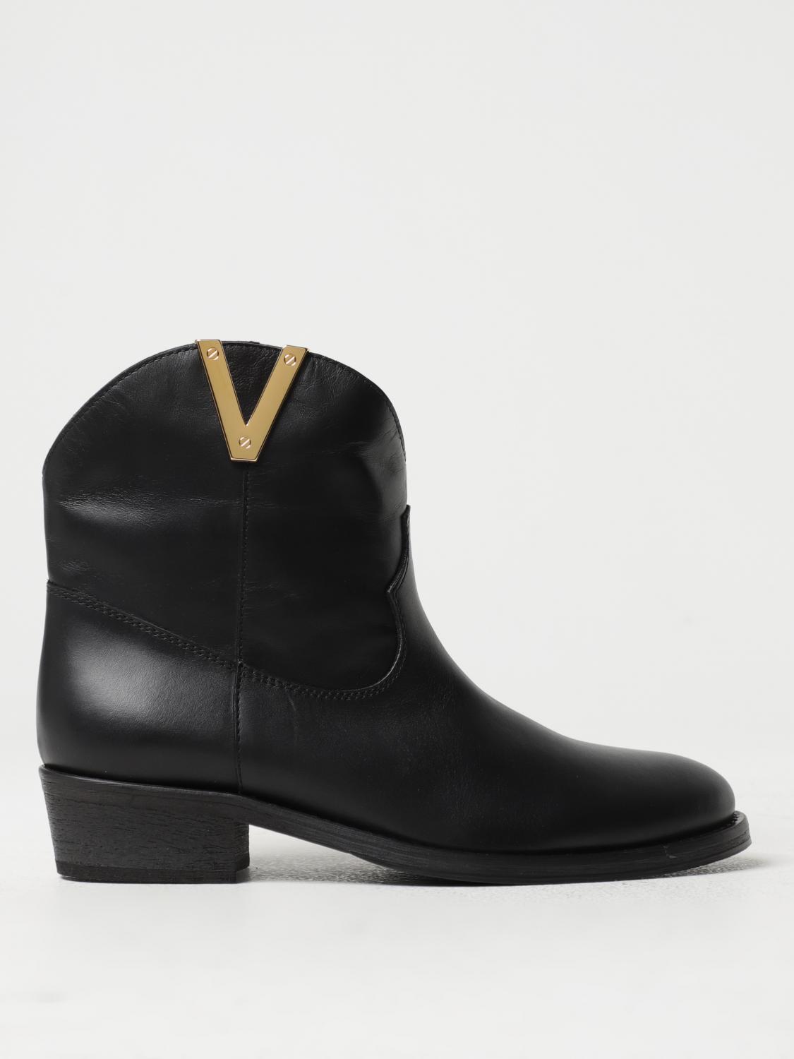 Via Roma 15 Flat Ankle Boots VIA ROMA 15 Woman colour Black