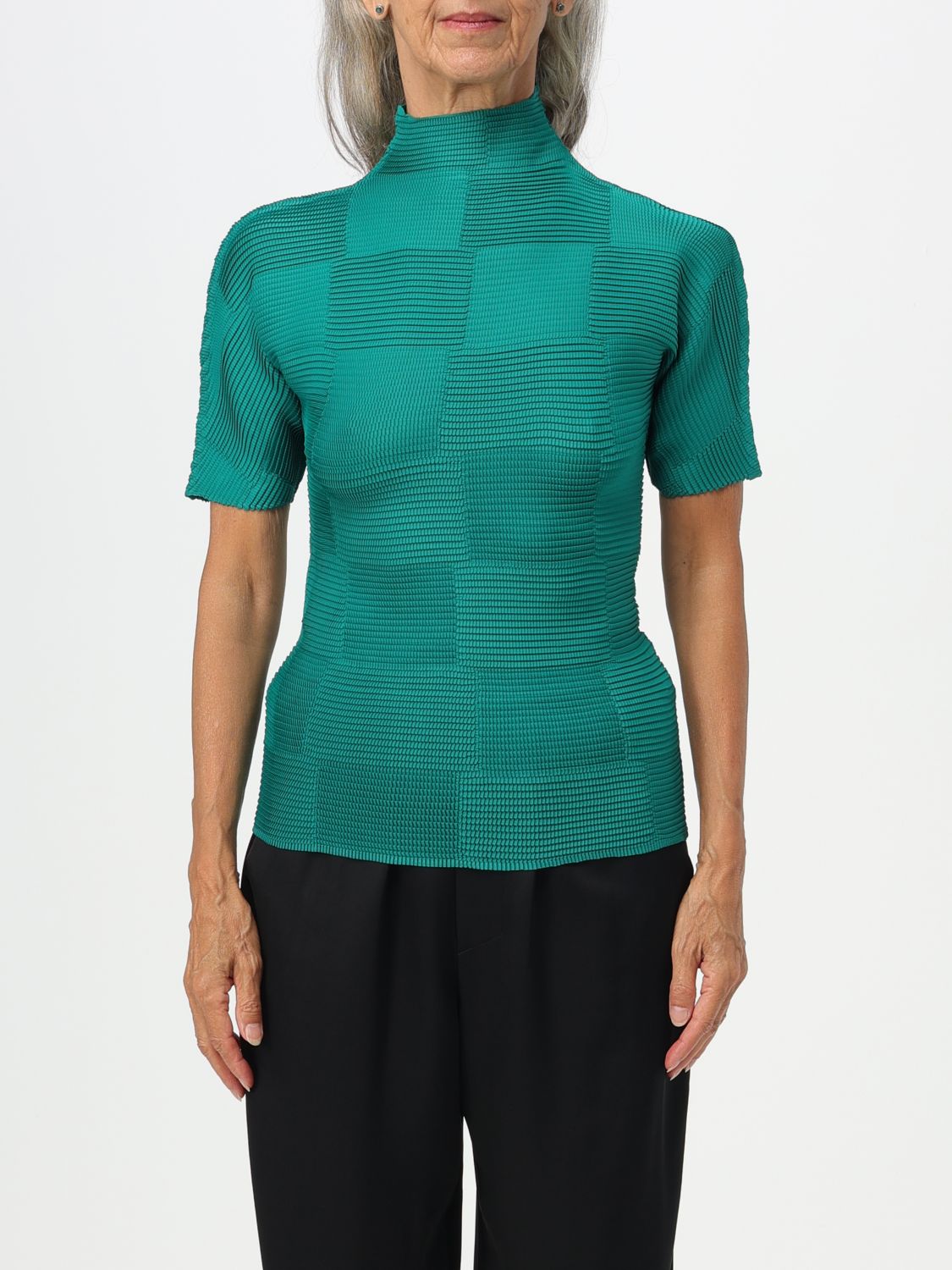 Issey Miyake Top ISSEY MIYAKE Woman colour Green