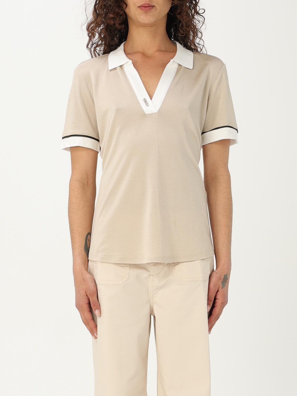 Liu Jo Polo Shirt LIU JO Woman colour Sand