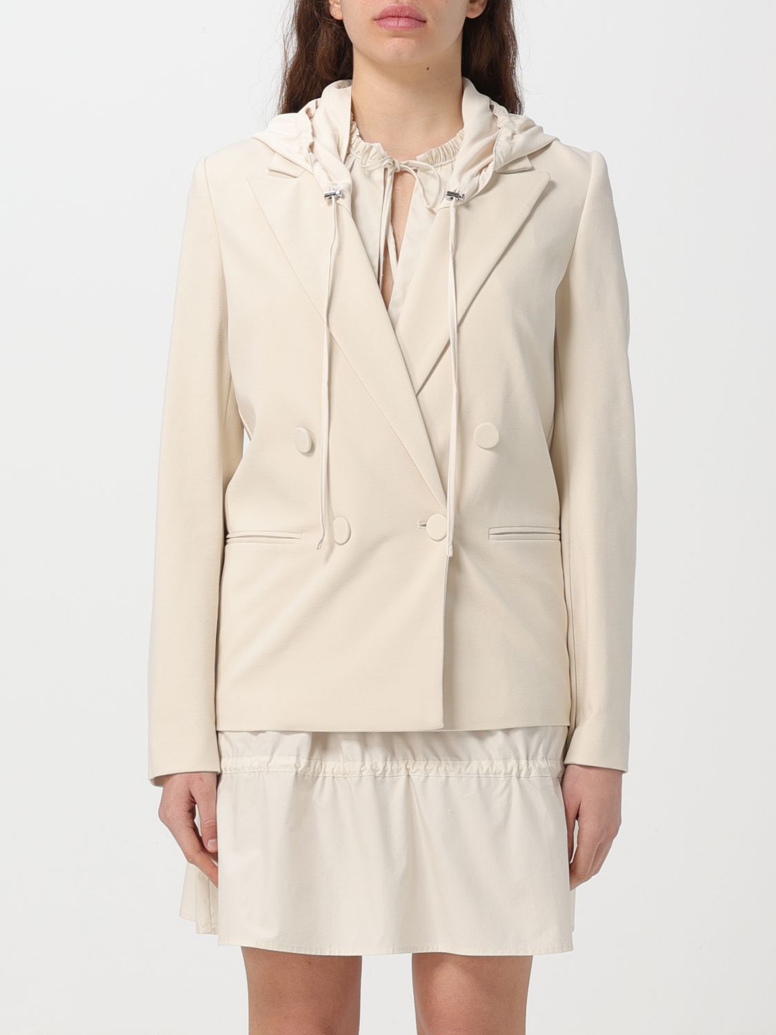 Actitude Twinset Jacket ACTITUDE TWINSET Woman colour Yellow Cream