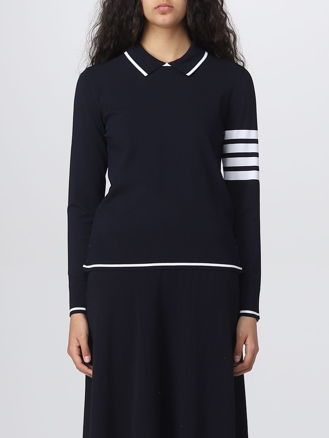 Thom Browne Jumper THOM BROWNE Woman colour Blue