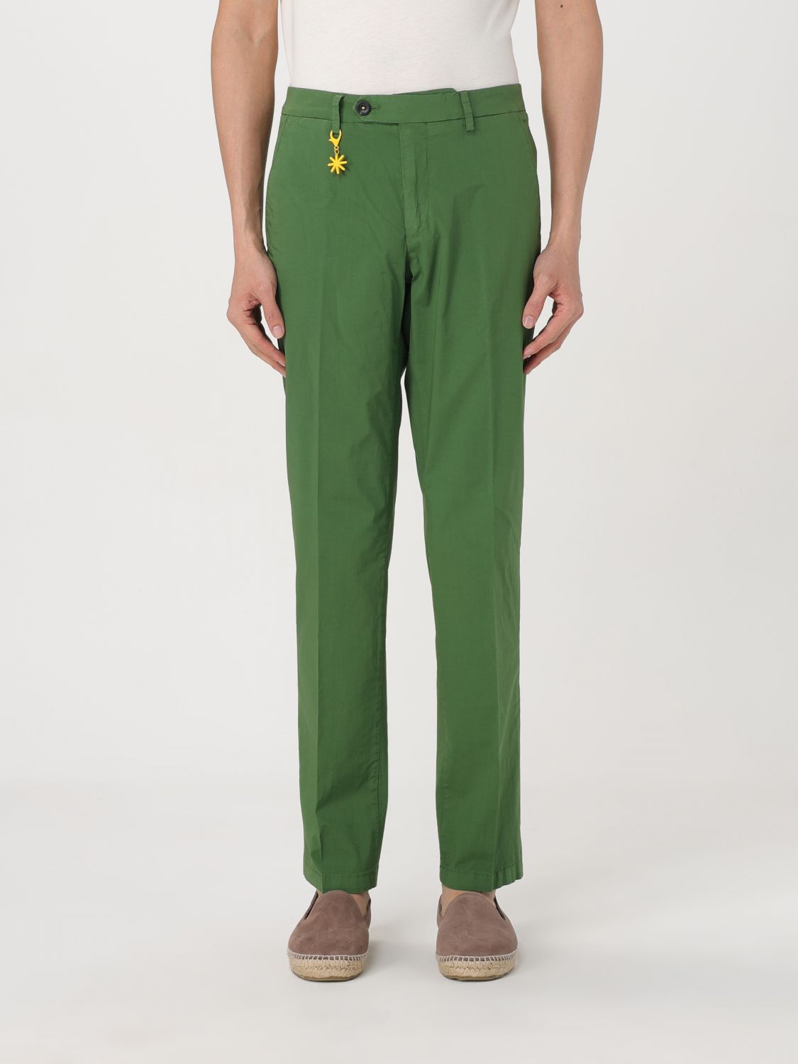 Manuel Ritz Trousers MANUEL RITZ Men colour Green