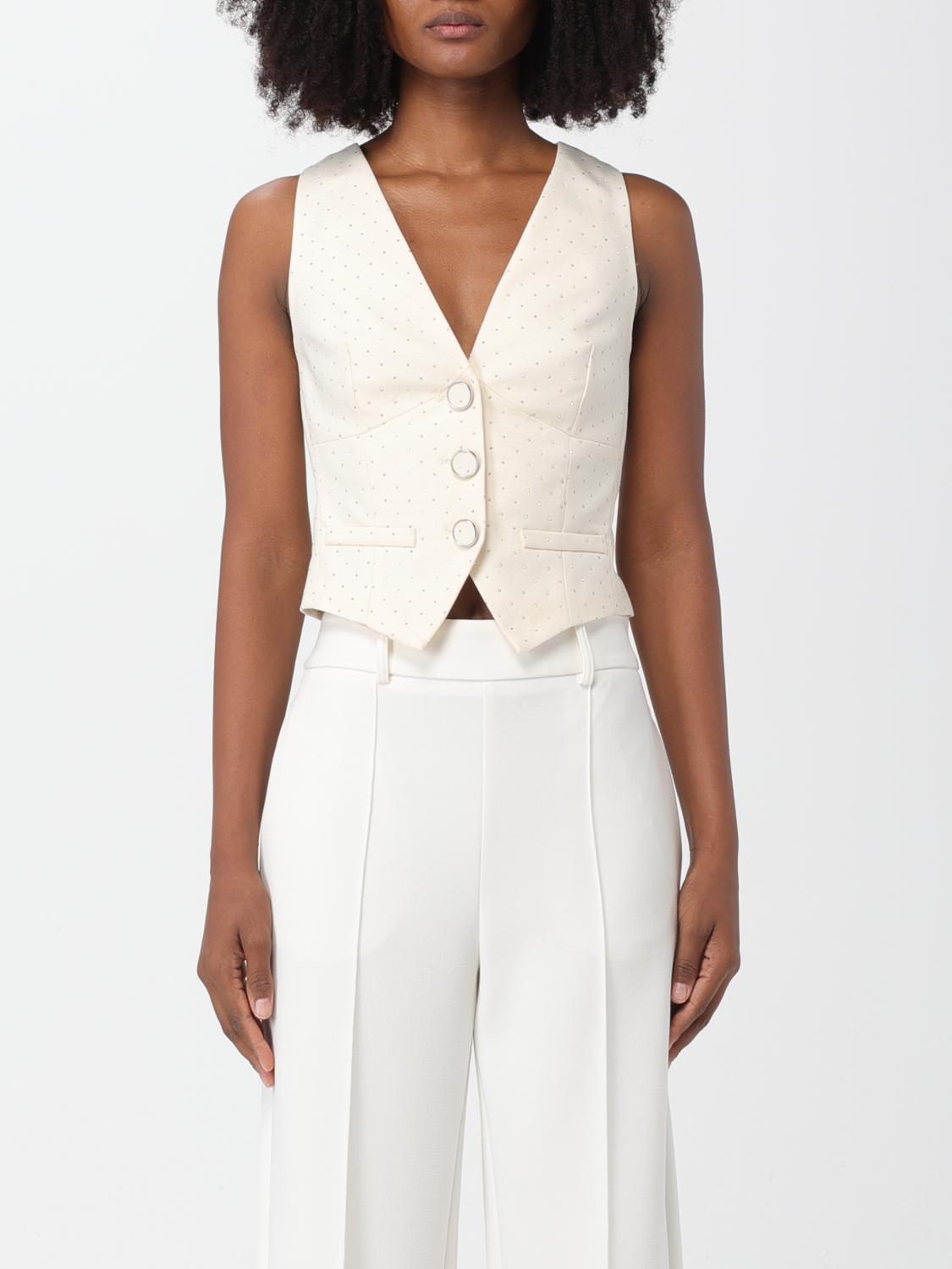 Simona Corsellini Waistcoat SIMONA CORSELLINI Woman colour Butter