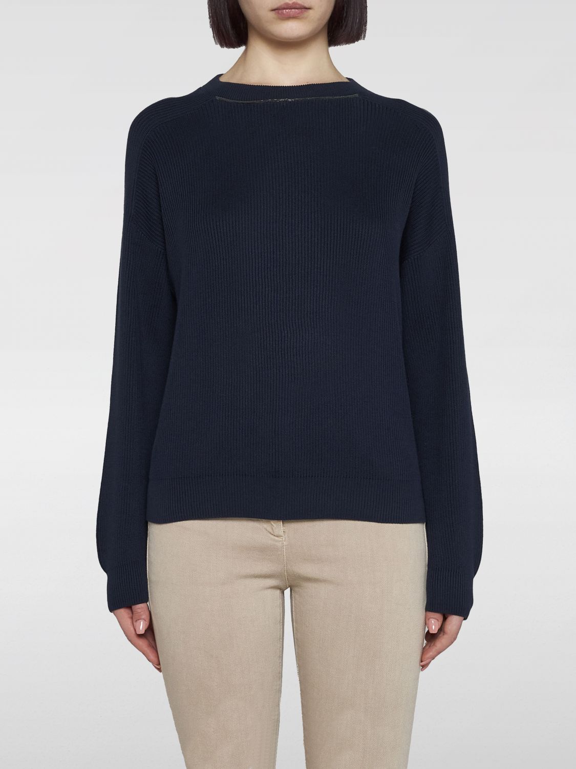 Brunello Cucinelli Sweater BRUNELLO CUCINELLI Woman color Blue