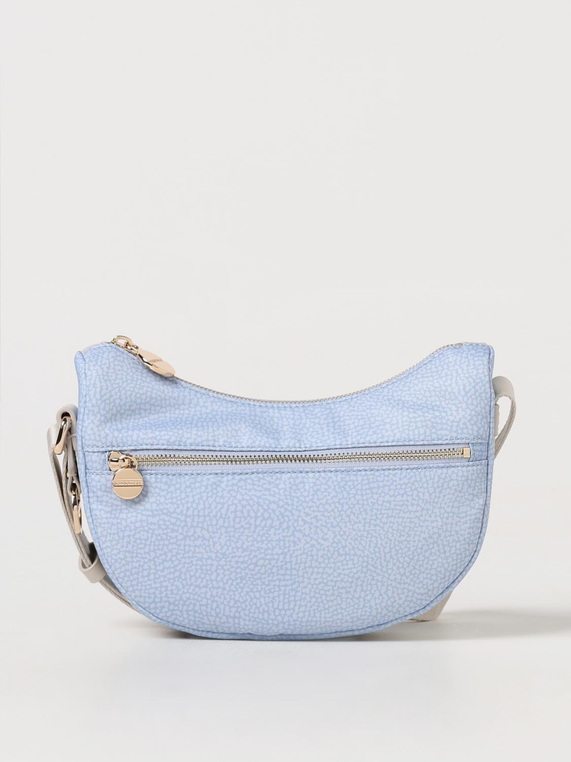 Borbonese Shoulder Bag BORBONESE Woman color Sky Blue