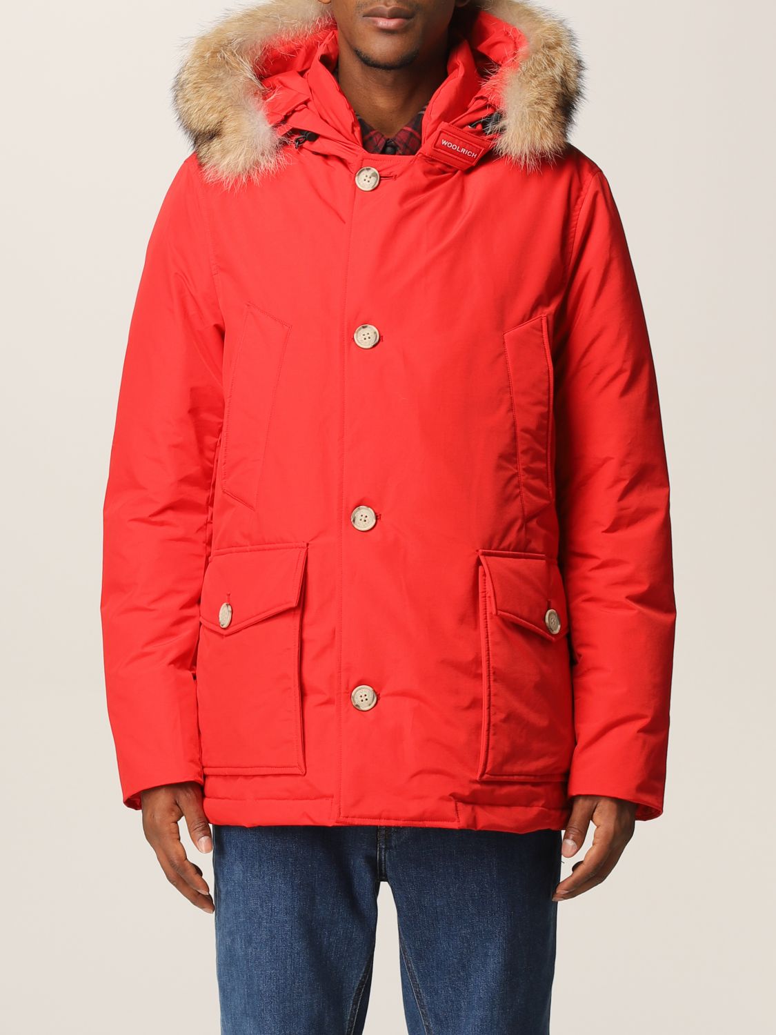 Woolrich Jacket WOOLRICH Men colour Red