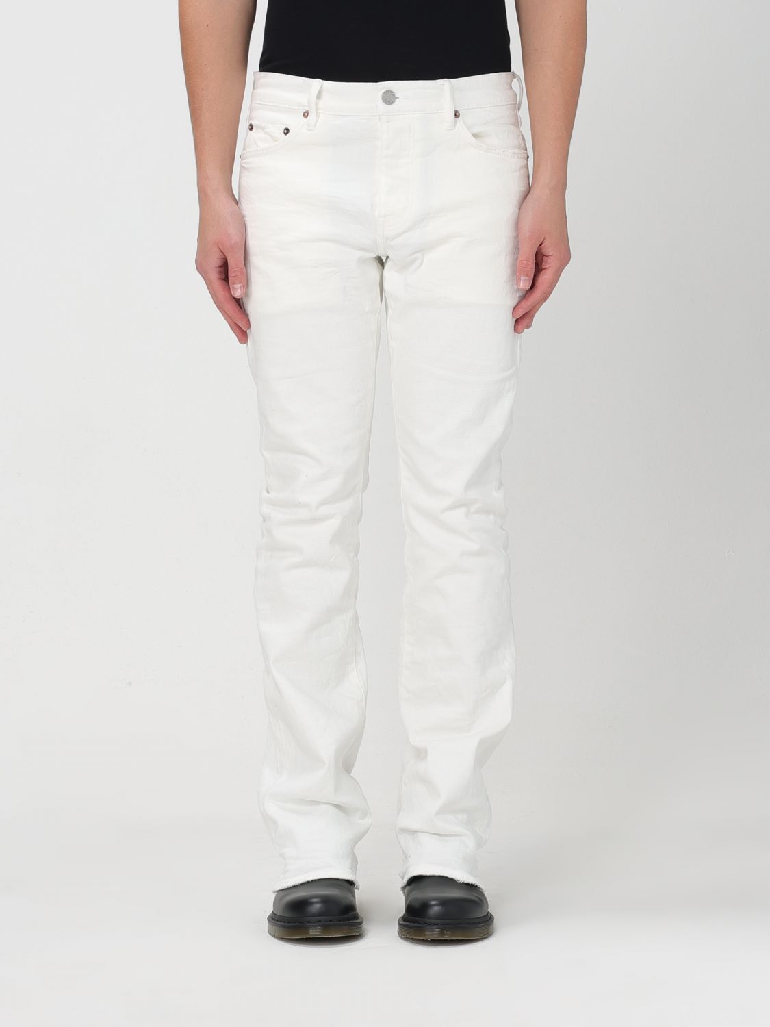 Purple Brand Trousers PURPLE BRAND Men colour White