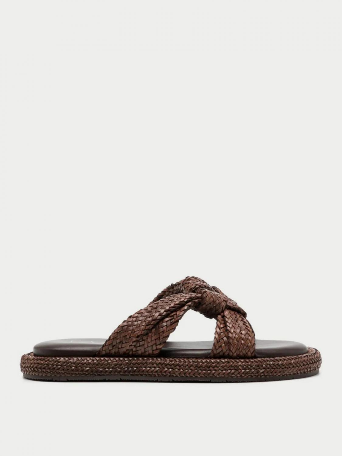 Casadei Flat Sandals CASADEI Woman color Brown