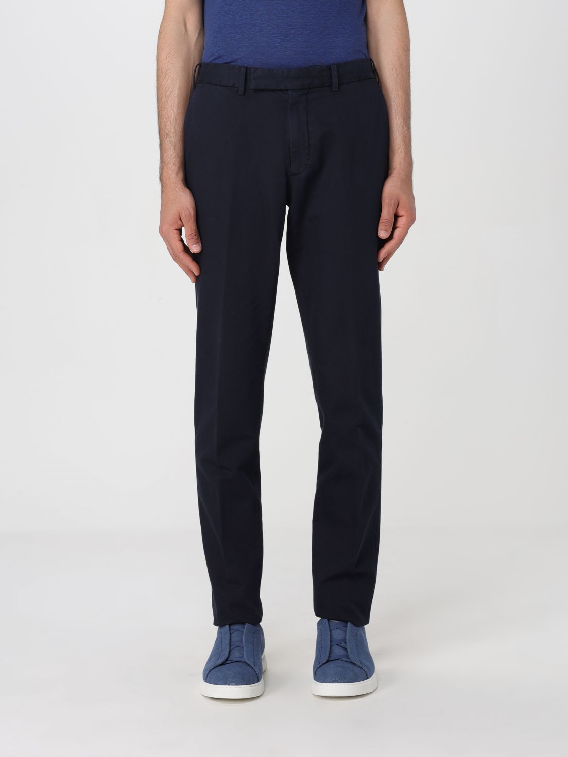 zegna Trousers ZEGNA Men colour Blue