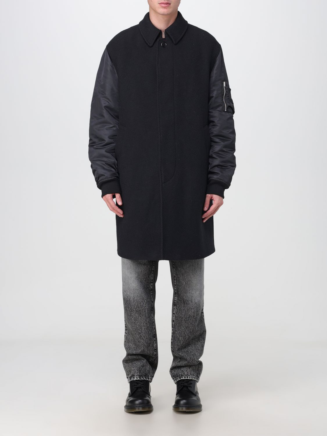 Moschino Couture Coat MOSCHINO COUTURE Men colour Black