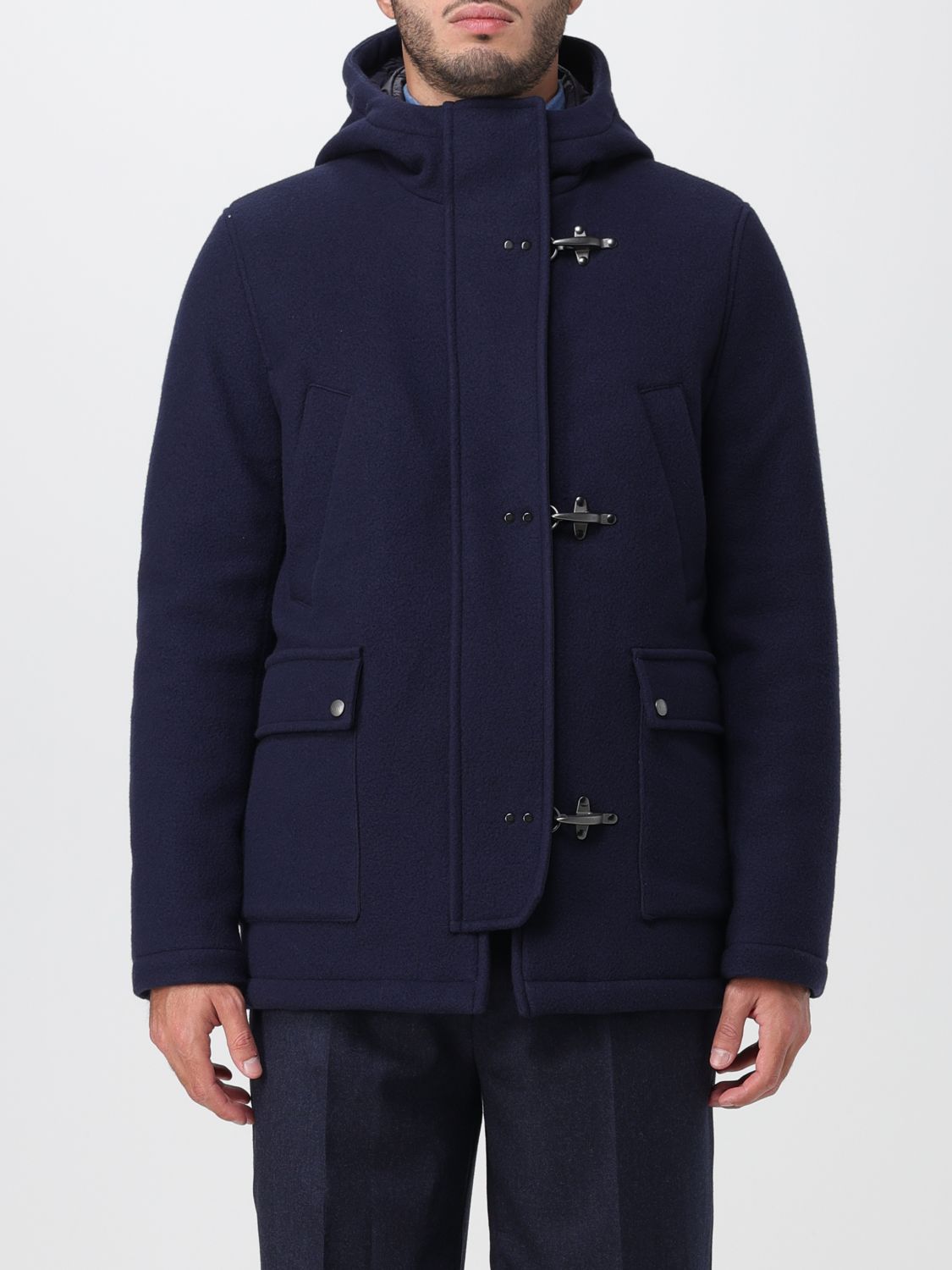 Fay Coat FAY Men colour Blue