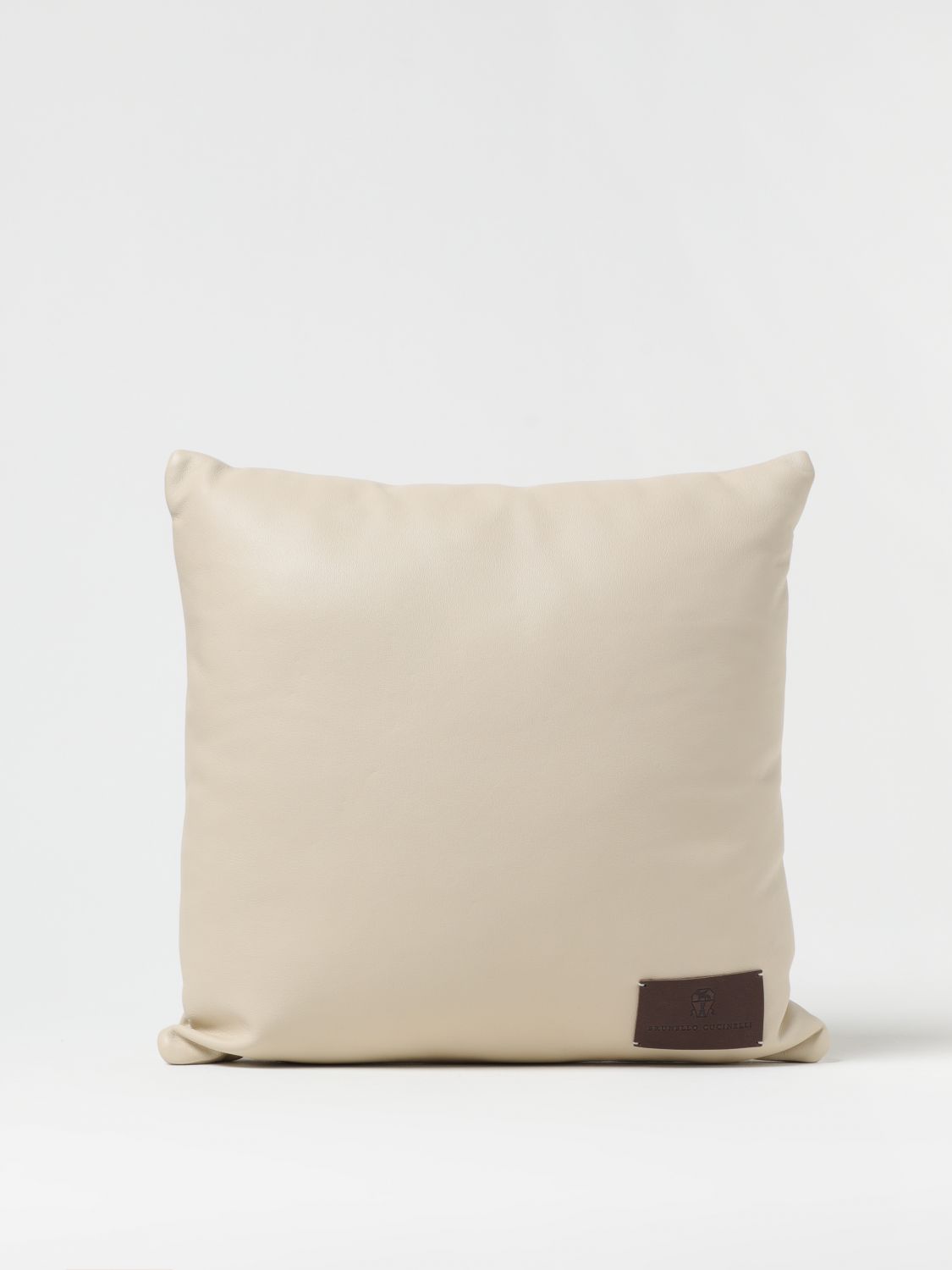 Brunello Cucinelli Cushions BRUNELLO CUCINELLI Lifestyle colour Yellow Cream