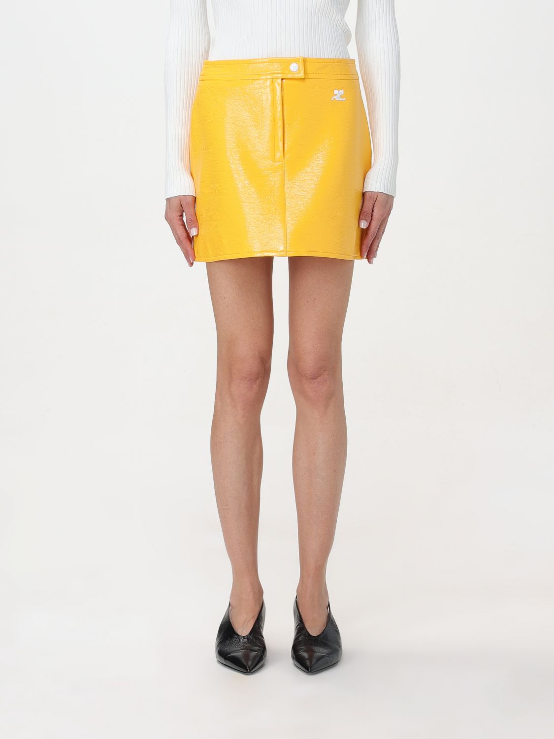 Courrèges Skirt COURRÈGES Woman colour Yellow