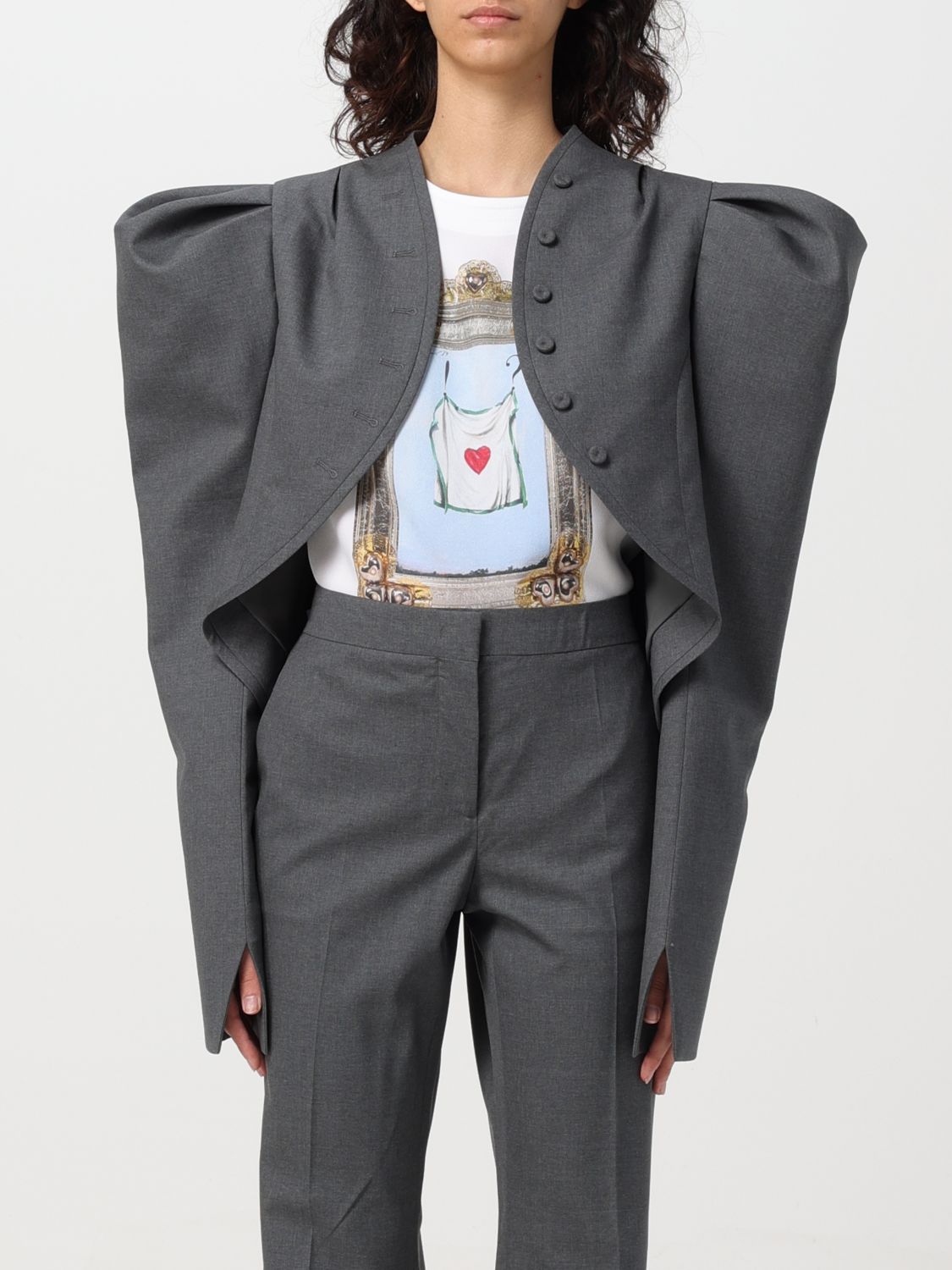 Moschino Couture Jacket MOSCHINO COUTURE Woman colour Grey