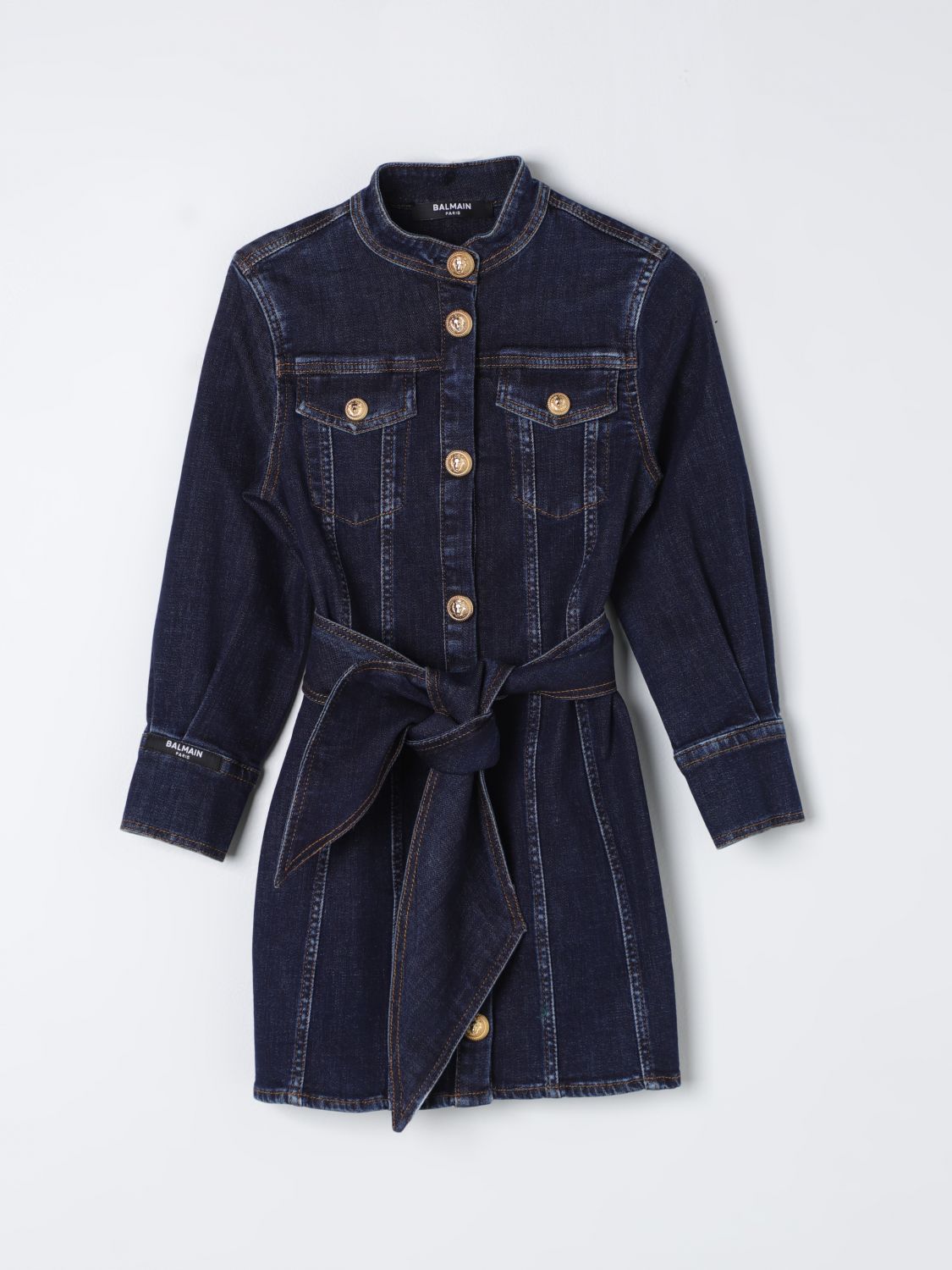 Balmain Kids Dress BALMAIN KIDS Kids colour Blue