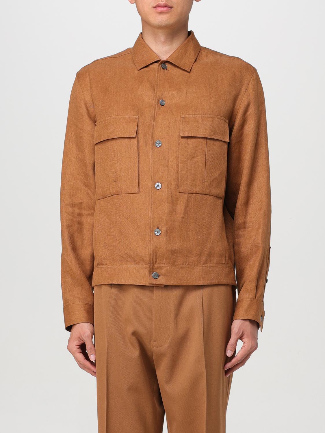 zegna Shirt ZEGNA Men color Brown