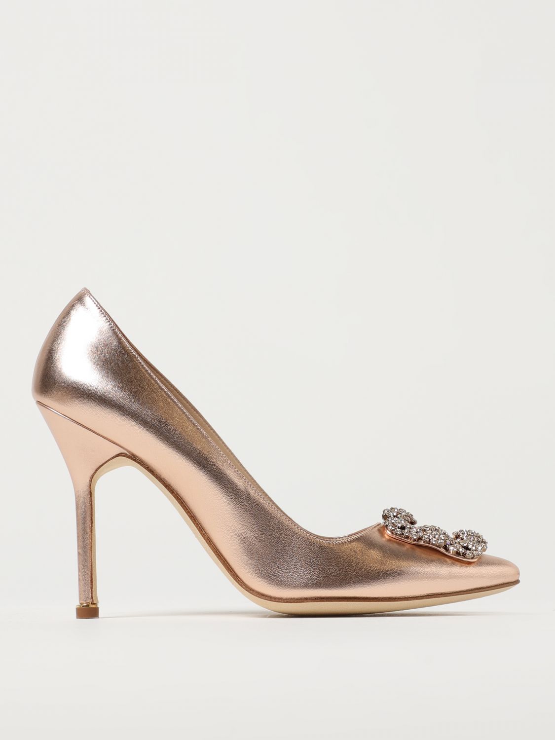 Manolo Blahnik Court Shoes MANOLO BLAHNIK Woman colour Gold