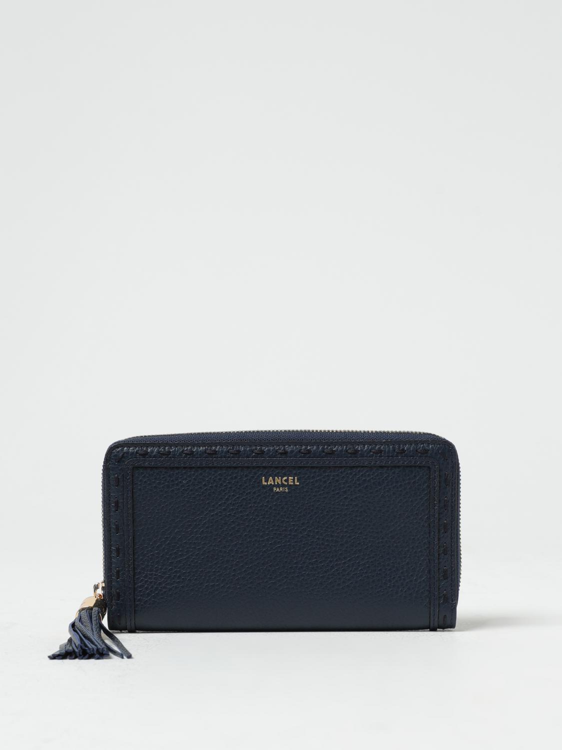 Lancel Wallet LANCEL Woman colour Blue