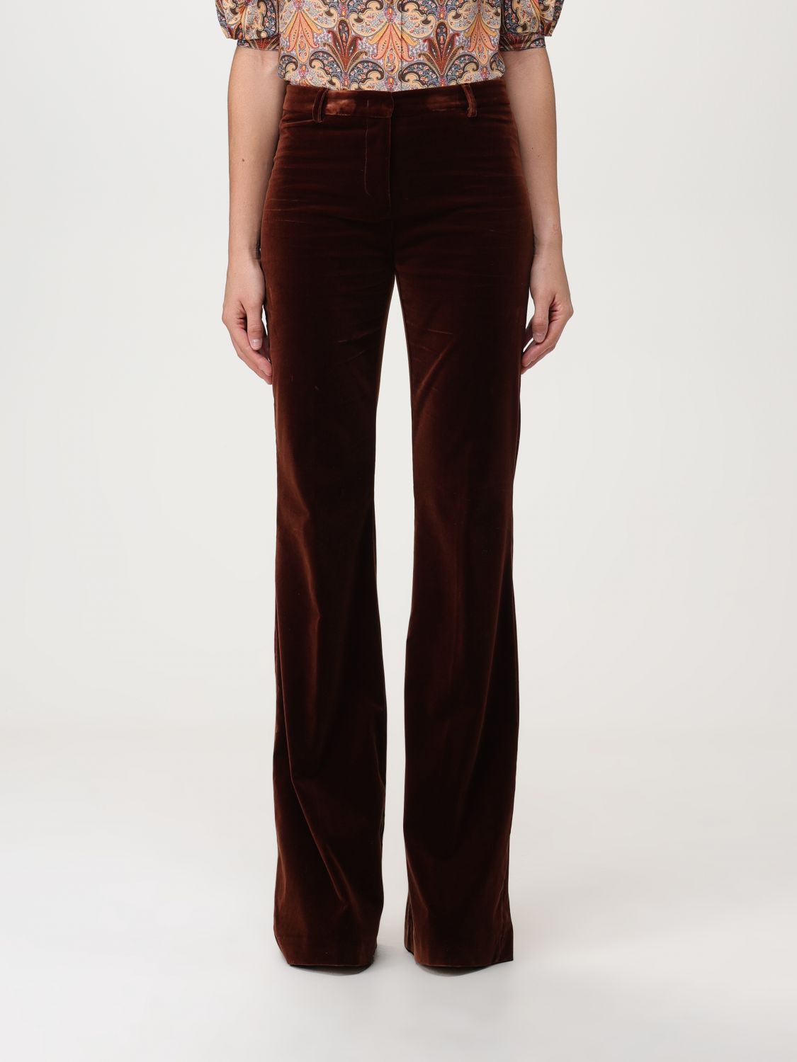 Etro Trousers ETRO Woman colour Black