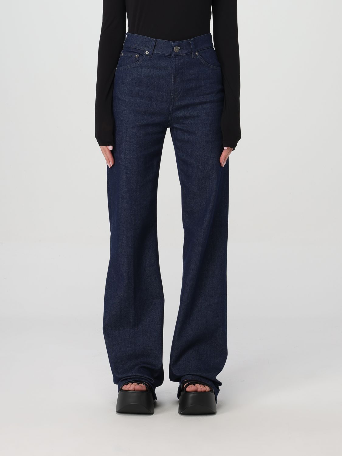 Dondup Trousers DONDUP Woman colour Blue