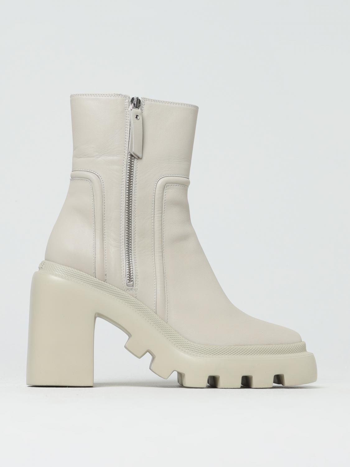 Vic Matié Flat Ankle Boots VIC MATIÉ Woman colour Yellow Cream