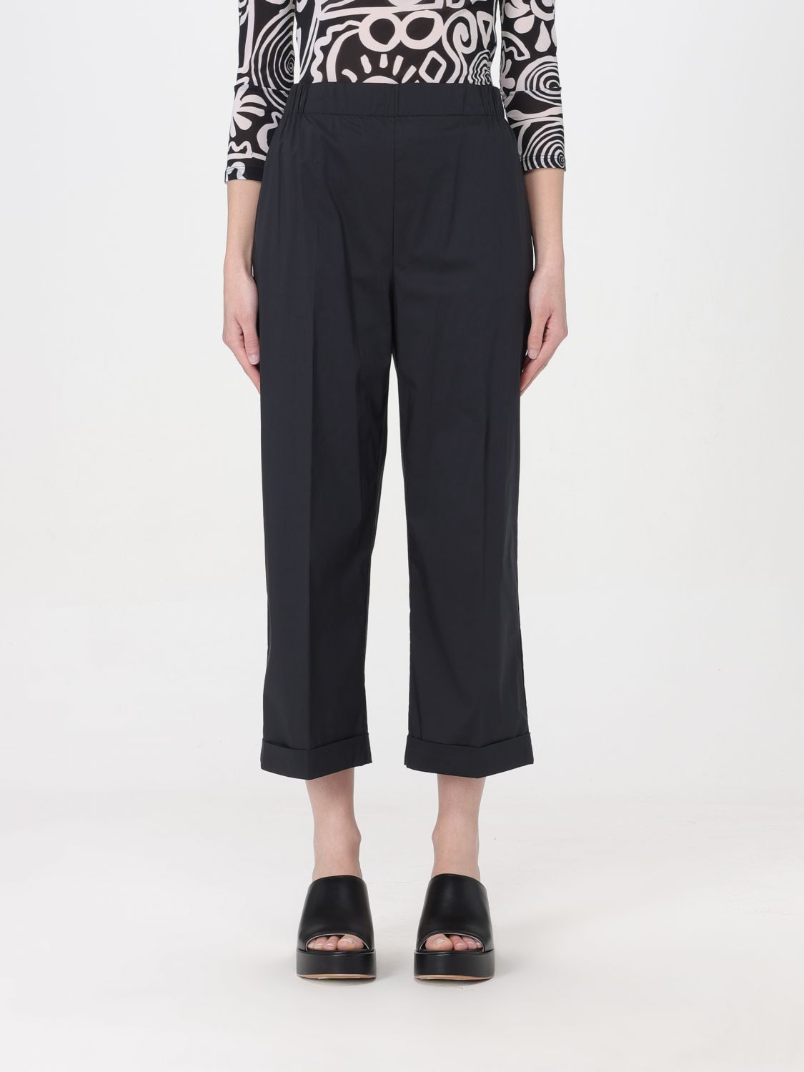 Liviana Conti Trousers LIVIANA CONTI Woman colour Black