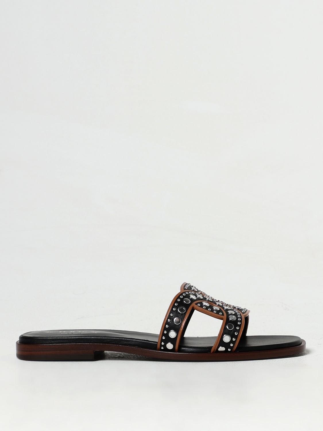 Tod's Flat Sandals TOD'S Woman colour Black