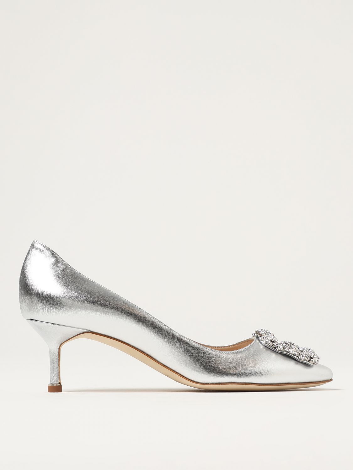 Manolo Blahnik Court Shoes MANOLO BLAHNIK Woman colour Silver