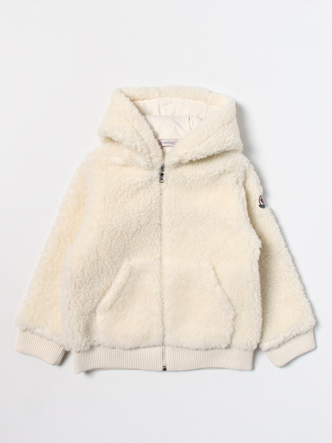 Moncler Jacket MONCLER Kids colour Yellow Cream