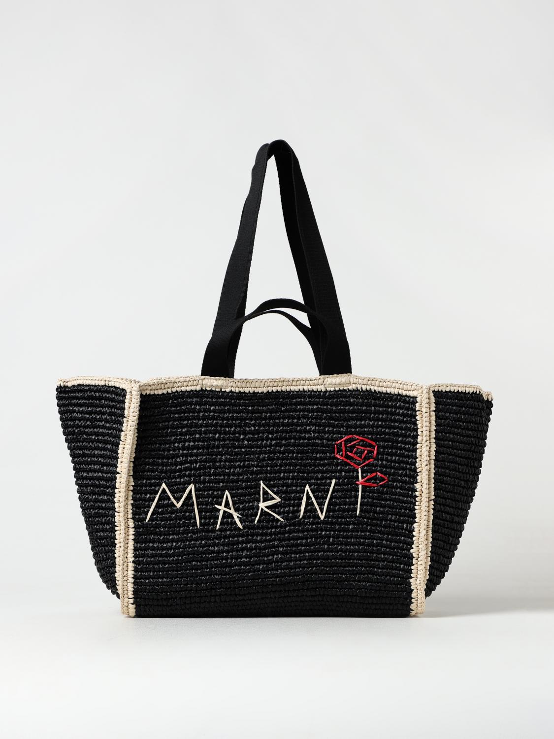 Marni Tote Bags MARNI Woman color Black