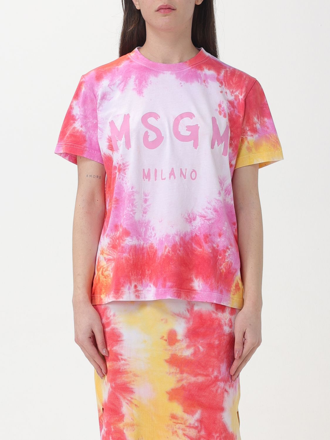 Msgm T-Shirt MSGM Woman colour Multicolor