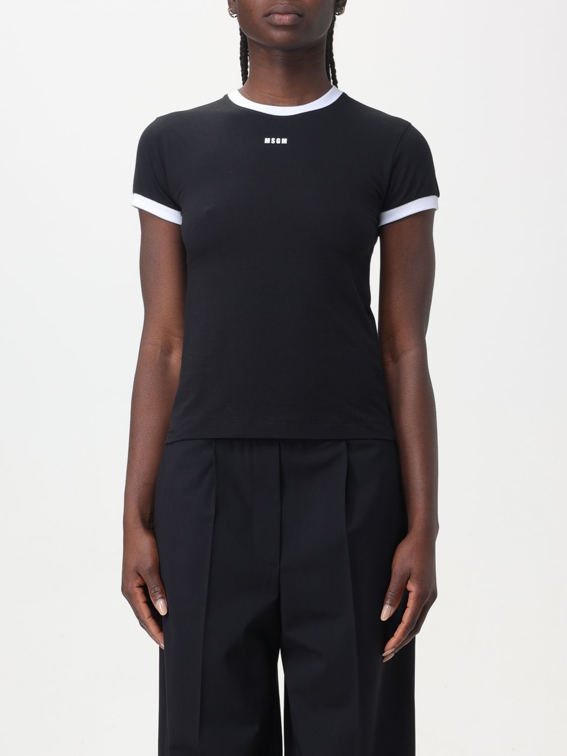 Msgm T-Shirt MSGM Woman colour Black