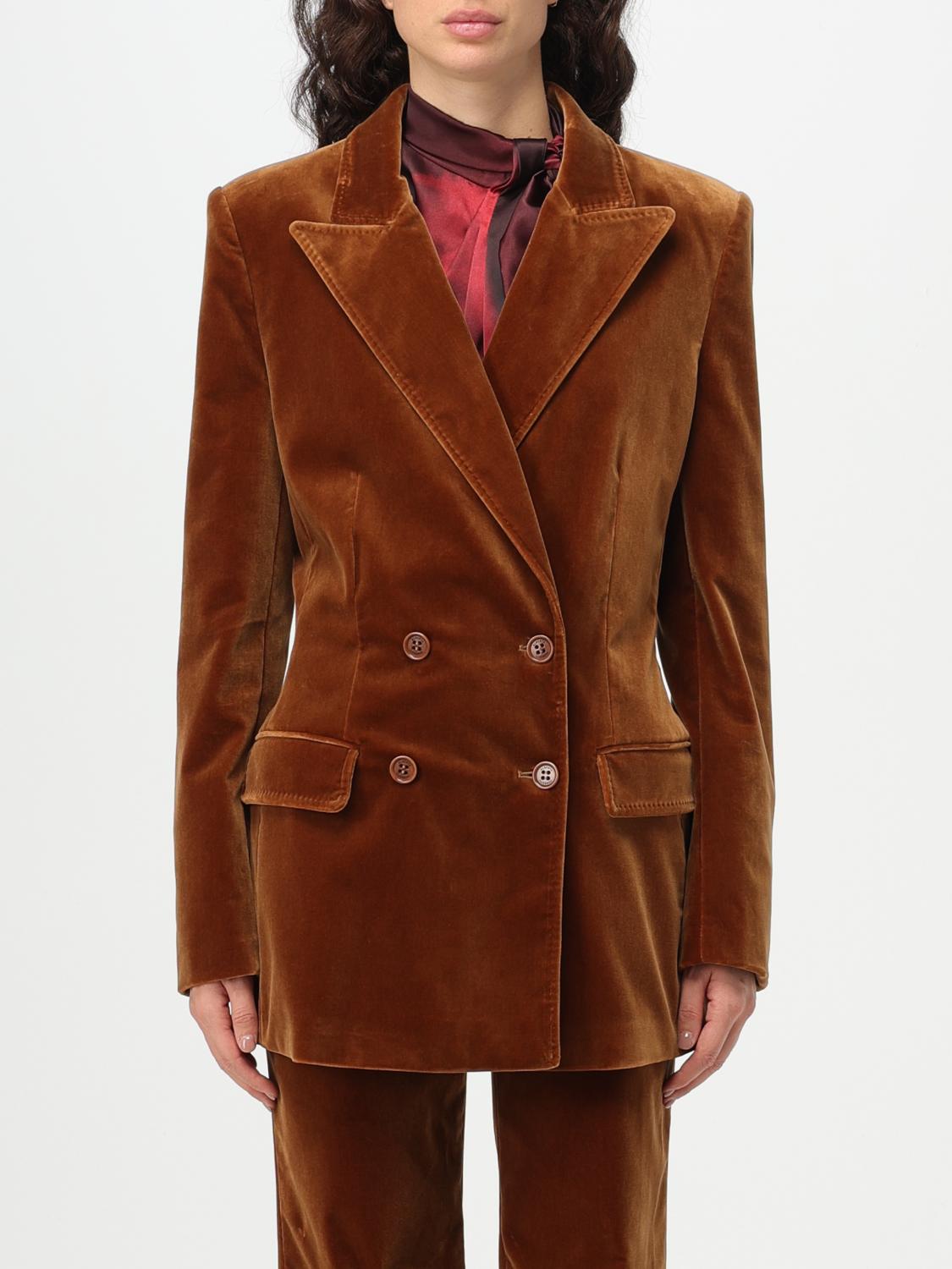 Alberta Ferretti Blazer ALBERTA FERRETTI Woman colour Brown