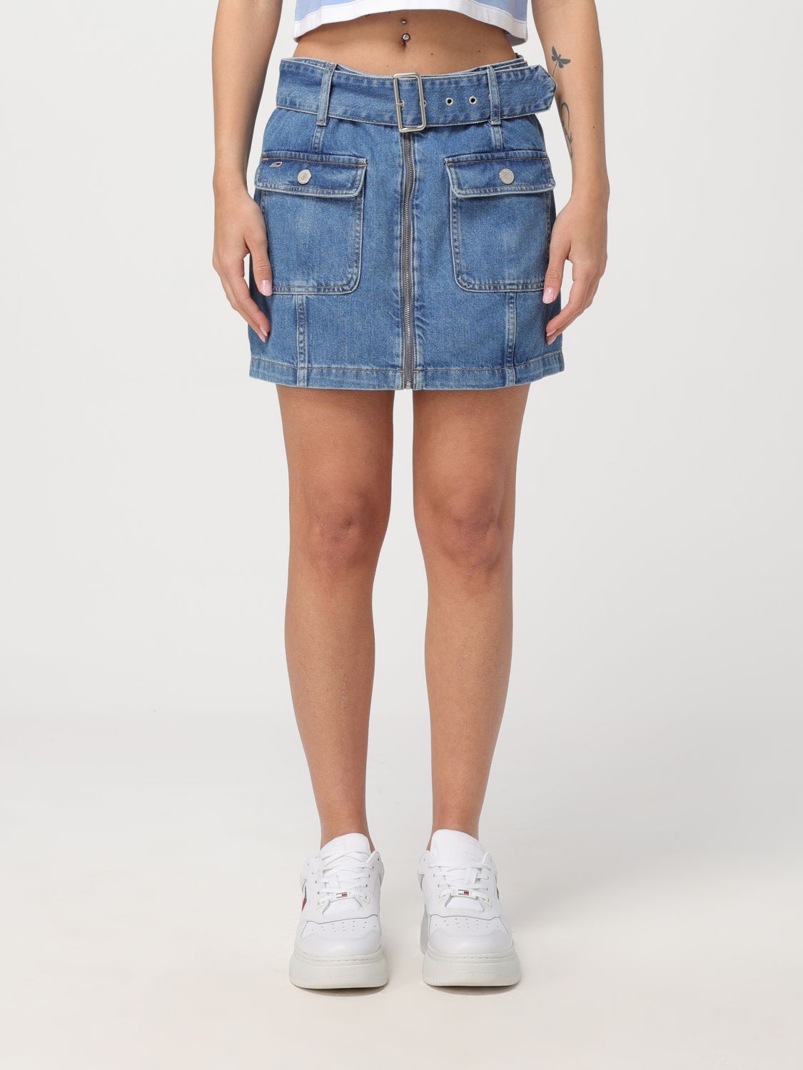 Tommy Jeans Skirt TOMMY JEANS Woman colour Denim