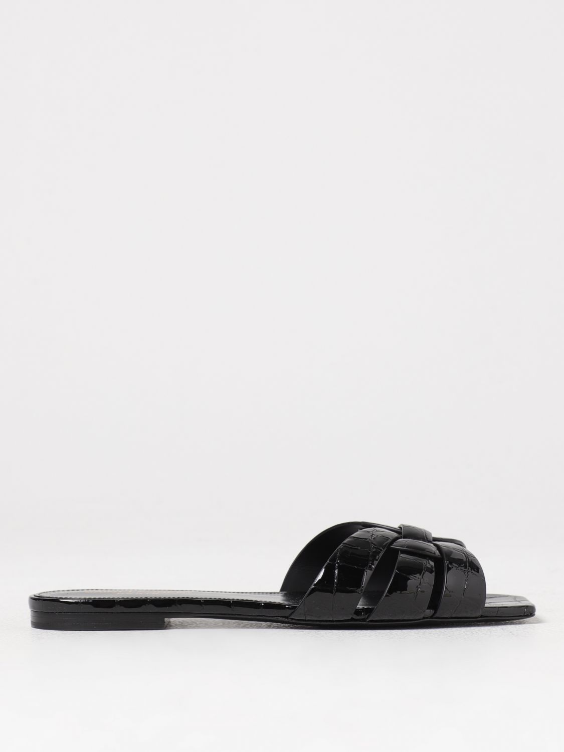 Saint Laurent Flat Sandals SAINT LAURENT Woman colour Black