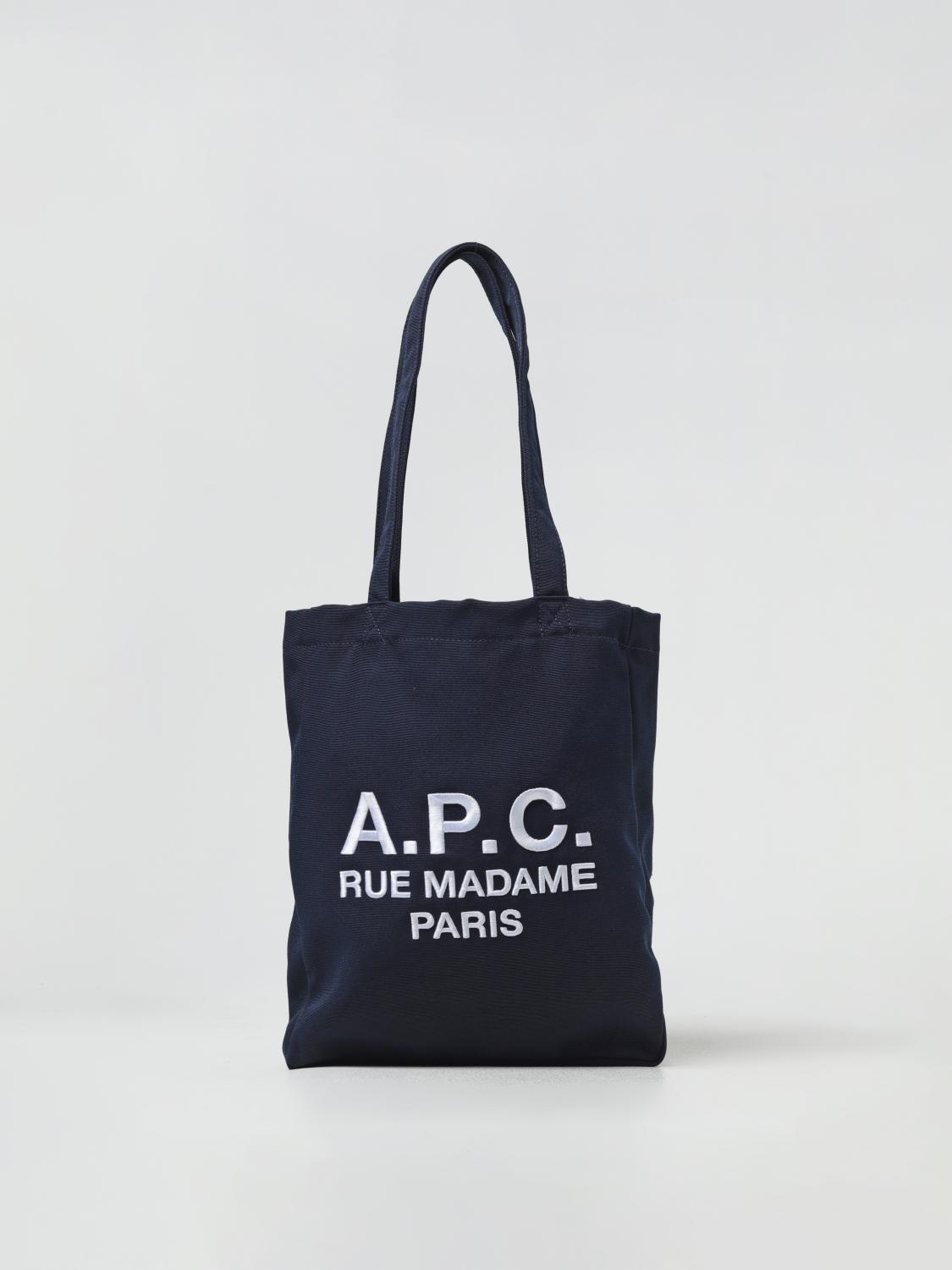 A.P.C. Tote Bags A. P.C. Woman color Blue