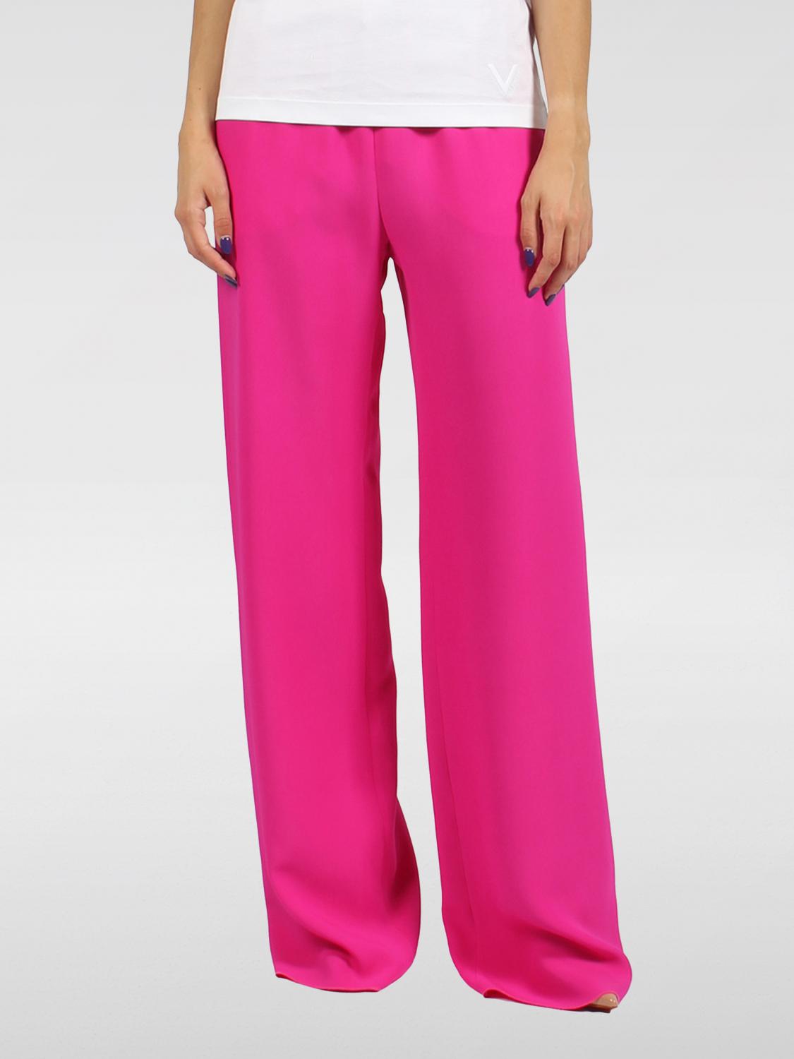 Valentino Pants VALENTINO Woman color Fuchsia