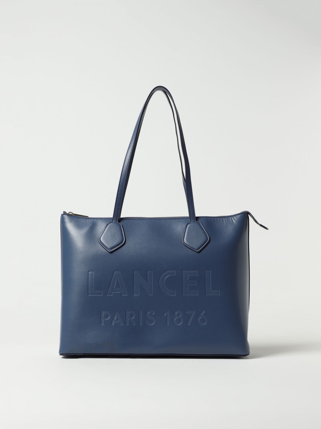 Lancel Tote Bags LANCEL Woman colour Denim