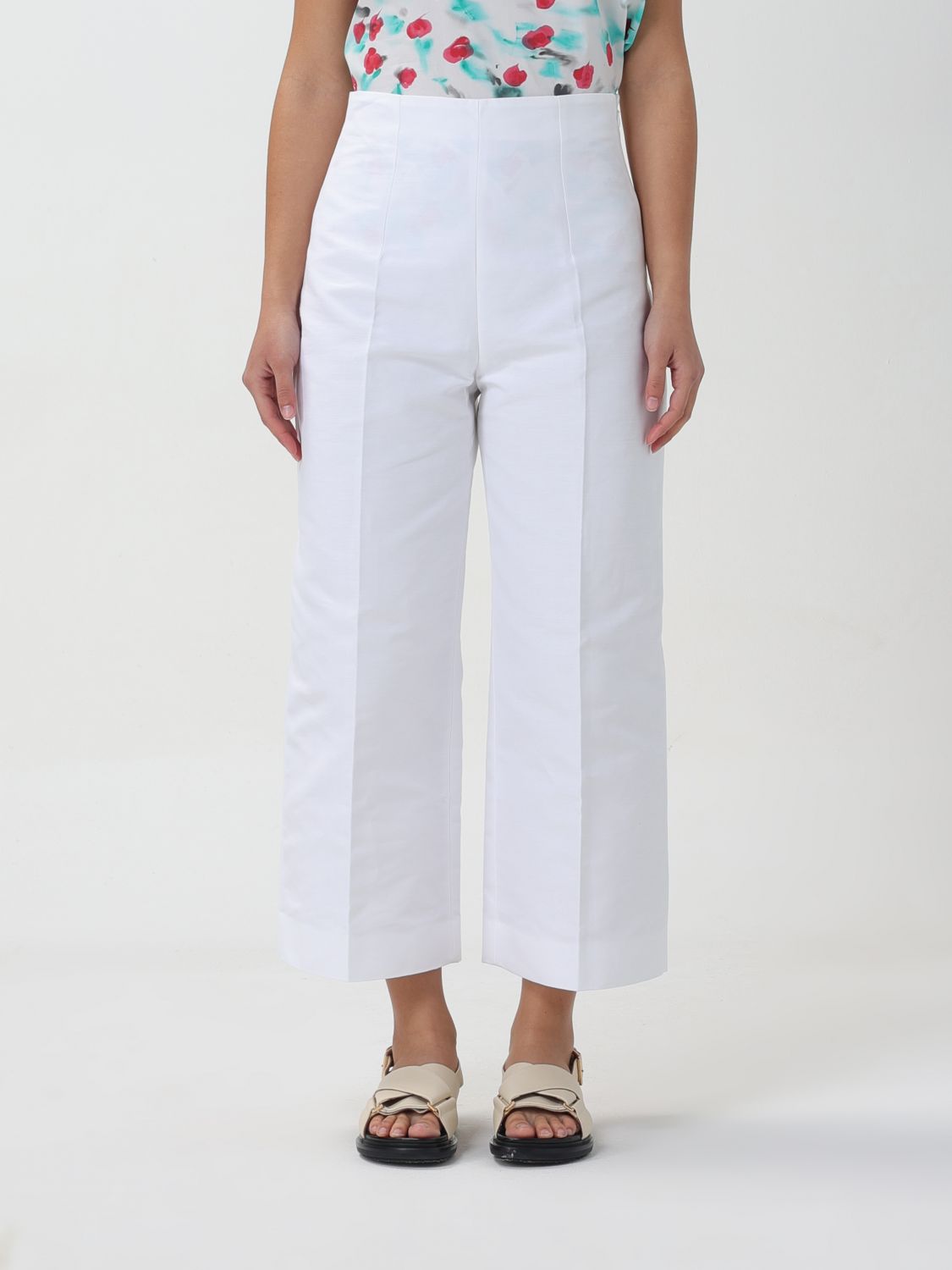 Marni Trousers MARNI Woman colour White